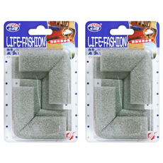 生活屋 桌腳防撞泡棉, 灰色, 2組