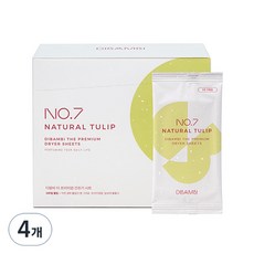 DIBAMBI 衣物柔軟烘衣紙 07鬱金花香, 40入, 4個