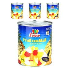 Fresco 후르츠 칵테일 통조림, 820g, 4개