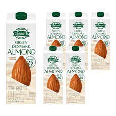 Denmark 杏仁奶, 950ml, 6瓶