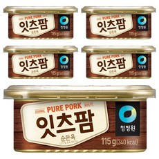 청정원 잇츠팜 햄통조림, 115g, 5개