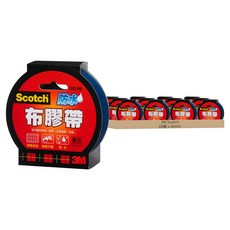 3M Scotch 防水布膠帶 易撕 適用於書本外皮保護, 18個