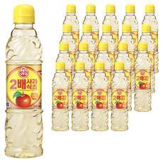 오뚜기 2배 사과식초, 500ml, 20개
