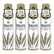 SPRAYPAL 噴寶 氣炸鍋專用噴霧式 玄米油, 120ml, 4瓶