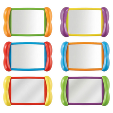 Learning Resources 安全鏡6件組, 混和顏色, 1組