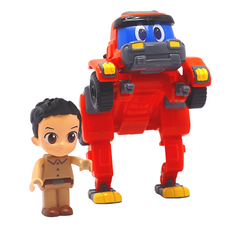 Gogo Dino 幫幫龍出動 變形恐龍Andy&Bobbi造型玩具組, 混色, 1組