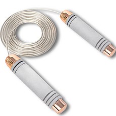 Doodle Cat 簡約鋼絲瘦身跳繩, 灰色