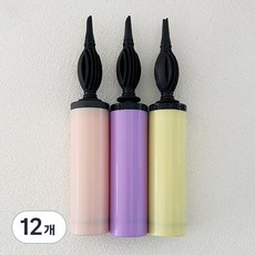 팡파티 크레용 풍선 주입기, 랜덤발송, 12개