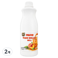 데일리팝 복숭아 아이스티 베이스, 2개, 1.8kg