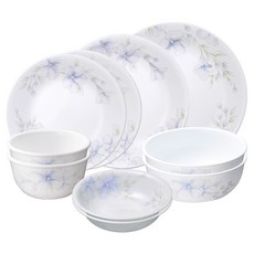 코렐 보라꽃 원형 2인 홈 식기세트 10p, 혼합색상, 6종, 10개