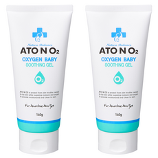 ATO N O2 氧氣嬰兒舒緩凝膠, 160g, 2個