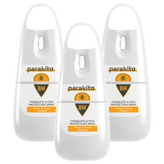 PARA'KITO 帕洛 8H天然精油強效防蚊噴霧 新配方, 防水抗汗, 親子適用, 75ml, 3瓶