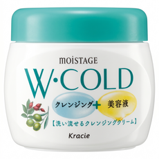 Kracie 葵緹亞 MOISTAGE 雙效卸妝霜 含橄欖油美容液, 270g, 1件
