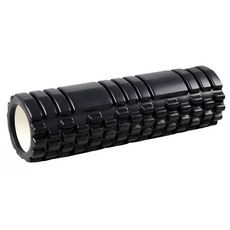 瑜珈滾筒 EVA材質, 黑色, 1個