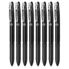 Zebra Clip-on Slim Soft 3C 3 色筆 0.7mm, 黑色, 8個