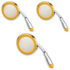 增壓省水大面積蓮蓬頭 特大, 銀色, 3個