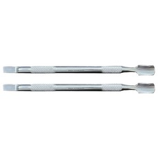 Albro 圓頭一字型推棒刮板, 2個, 銀色