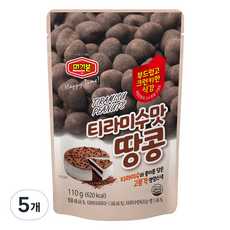 머거본 티라미수맛 땅콩, 110g, 5개