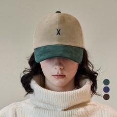 VA 燈芯絨雙色球帽