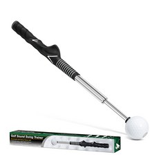 Hensen 高爾夫練習器 輔助訓練揮桿棒, 1個, 黑色
