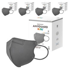 童款鳥嘴型立體口罩 KF94 S1, 30片, 5盒, 灰色