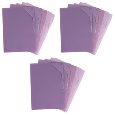 sewoose A4 漸層 L型資料夾, 粉紫色, 15個