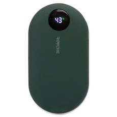 로이체 휴대용 손난로 보조배터리, HW-04, 그린