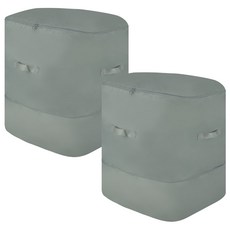 HANEE 牛津雙層壓縮棉被袋, 2個, 灰色