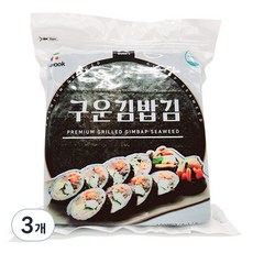 구운김밥김 프리미엄, 240g, 3개