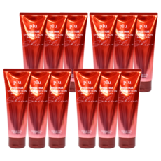 plu 璀璨亮澤身體香氛磨砂膏 Set, 180g x 3入, 適用於所有膚質, 12條