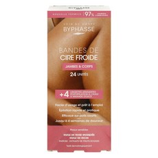 바이빠세 콜드 왁스 스트립 팔 다리용 24p + 피니싱티슈 4p 세트, 1개