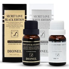 Secret Iove女性私密處香氛護理油 黑色款 15ml+白色款 15ml, 1套
