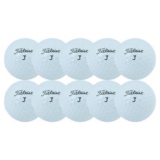 Titleist 高爾夫球 混合 二手球 特A+級 2層 42.67mm 隨機出貨, 白色混合, 10個, 1入