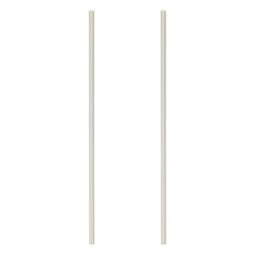 DIY電線壓條3號 100 x 2.3 x 1.2cm 2個, 1組, 米白色