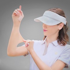 Bailey White涼感袖套 腕長+手背覆蓋型組, 護膚水