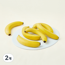 달콤트리 국내산 무농약 인증 바나나, 750g, 2개