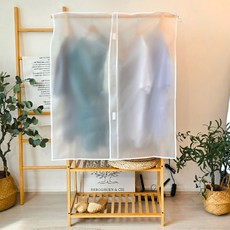 防塵半透明衣架隔板, 1入, 2個