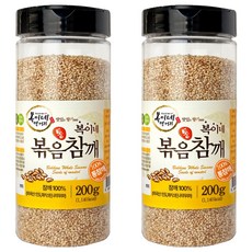 BokineMeokgeori 罐裝烘焙全芝麻, 200g, 2個