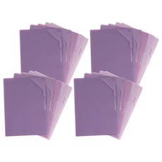 sewoose A4 漸層 L型文件夾, 粉紫色, 20個