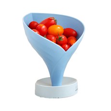 J Table瀝水包菜蔬菜盤, 藍色, 1個