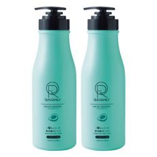 OUR FAMILY 一家人護髮膜 酪梨萃取水潤滋養 有機小麥修復毛鱗片 甜美花果香, 1L, 2瓶