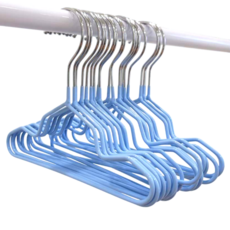 Paulvea 防滑寵物迷你衣架 藍色, 20個