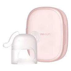 MOYUUM 白金矽膠手套固齒器 小小象, 手套固齒器 + 收納盒, 1個, 透明原色