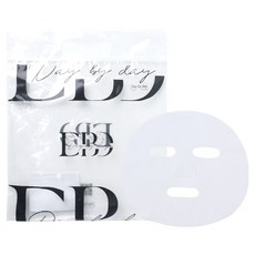 DAYBYDAY DIY 棉質紗布面膜紙 50p, 白色, 1套