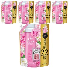 Lenor 蘭諾 日本原裝進口 衣物柔軟劑特大補充包 玫瑰花香, 1.05L, 5包