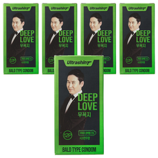울트라씬 딥러브 오리지널피트 무꼭지 모양 슬림형 콘돔, 12개입, 5개