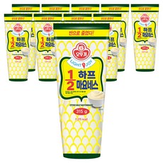 OTOKI 不倒翁 LIGHT & JOY 1/2 減半美乃滋, 315g, 10個