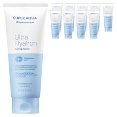 미샤 수퍼 아쿠아 울트라 히알론 포밍 클렌저, 200ml, 10개