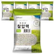 DGFARM 韓國產糯麥, 1kg, 5個