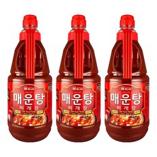 Woomtree 辣魚湯醬, 1.95kg, 3瓶